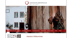 Desktop Screenshot of centrum-obermuehle.de