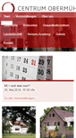 Mobile Screenshot of centrum-obermuehle.de